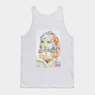 WALT WHITMAN watercolor portrait .3 Tank Top